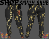 HNY Gold n Black Joggers