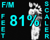 81% Feet Scaler F/M