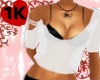 !!1K relaxed white top