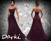 Mosaique Purple Gown