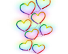 Pride Heart Neon Art
