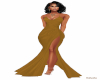 Aplique Camel Gown