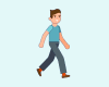 T* Anim. Walk Avatar / M
