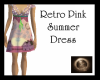 [xTx]Retro pink S. Dress