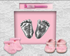 baby girl foot prints