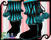 Teal Candy Boots
