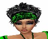 GREEN CAP/HAIR