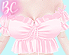 ♥Pink Frilly top