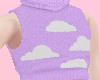 Cloud QT Crop Purple
