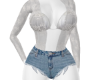 JS| Lace Jeans Set