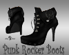 ~B~ Punk Rocker Boots Bk