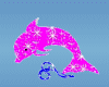 Glitter Pink Dolphin