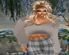 Gray croped sweater
