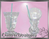 Empty Milkshake Glass