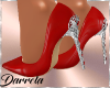 Red & Silver Pumps
