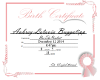 Aubrey Birth Certificate