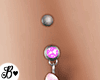 B| Plumeria Belly Ring