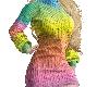 A~ Pastel Sweater Dress
