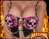 Sugar Skull Top Black