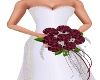 Burgandy Bridal Bouquet