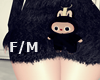 !D labubu waist black