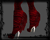 BOOTS FRINGED RED