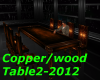 Copper/wood Table2-2012