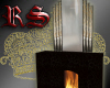 {RS} Art Deco Fireplace