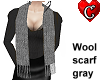 Scarf Wool gray
