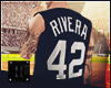 ii| NYY #42 Rivera Cst