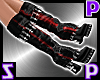 Elegant Goth Boots/Red