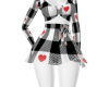 plaid heart dress