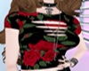 Slit Top With Roses