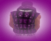 purple open vest