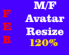 120% Avatar Scaler M/F