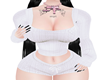 White crochet set