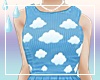 :G: Blue Clouds Dress S