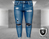 S| Ripped Jeans Blue