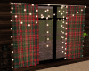 Long Plaid Curtain light