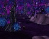 Enchanted purple forest