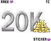 20k Sticker