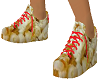 popcorn shoes F red