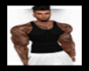 Black Muscle Tank + Tats