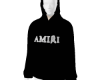 Black amiri hoody