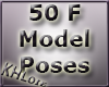 K  50 model poses