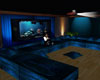 Blue Private Cinema Room