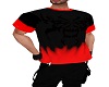 black & red t-shirt