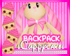 !C Tan Bunny Backpack 