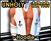 ! Unholy - White Hoodie