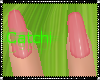 ♠♥ M Pink PVC Nails